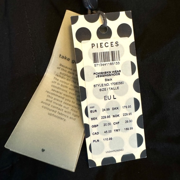 NWT Jeggings, High Waist Pants, Sz Large - Picture 6 of 10